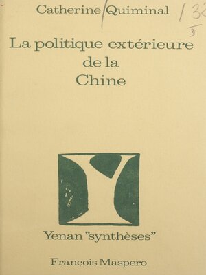 cover image of La politique extérieure de la Chine